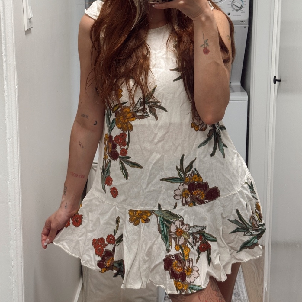 Free People Floral Sleeveless Dress